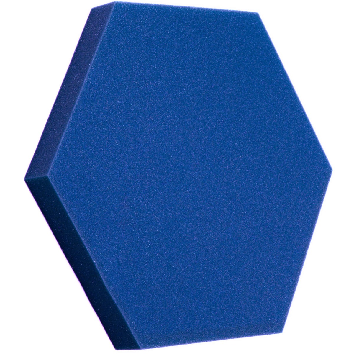 Akustischer selbstverlöschender Schaumstoff Hexagon blau 50x50cmx5cm megamix